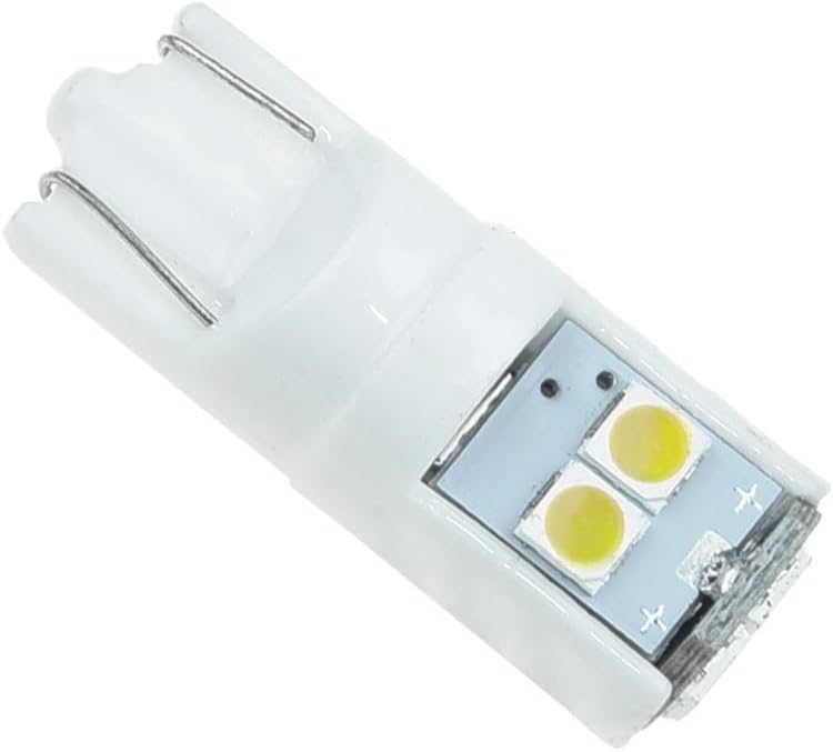 LED Bulb 2PCS for for ultra Bright Wedge Light for Trunk Cargo Glove Box Parking - T10 194 168 Replacement 12V(White)