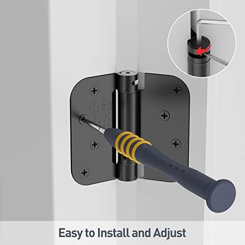 hosom 4 pack self closing door hinges 4 showing dimensions