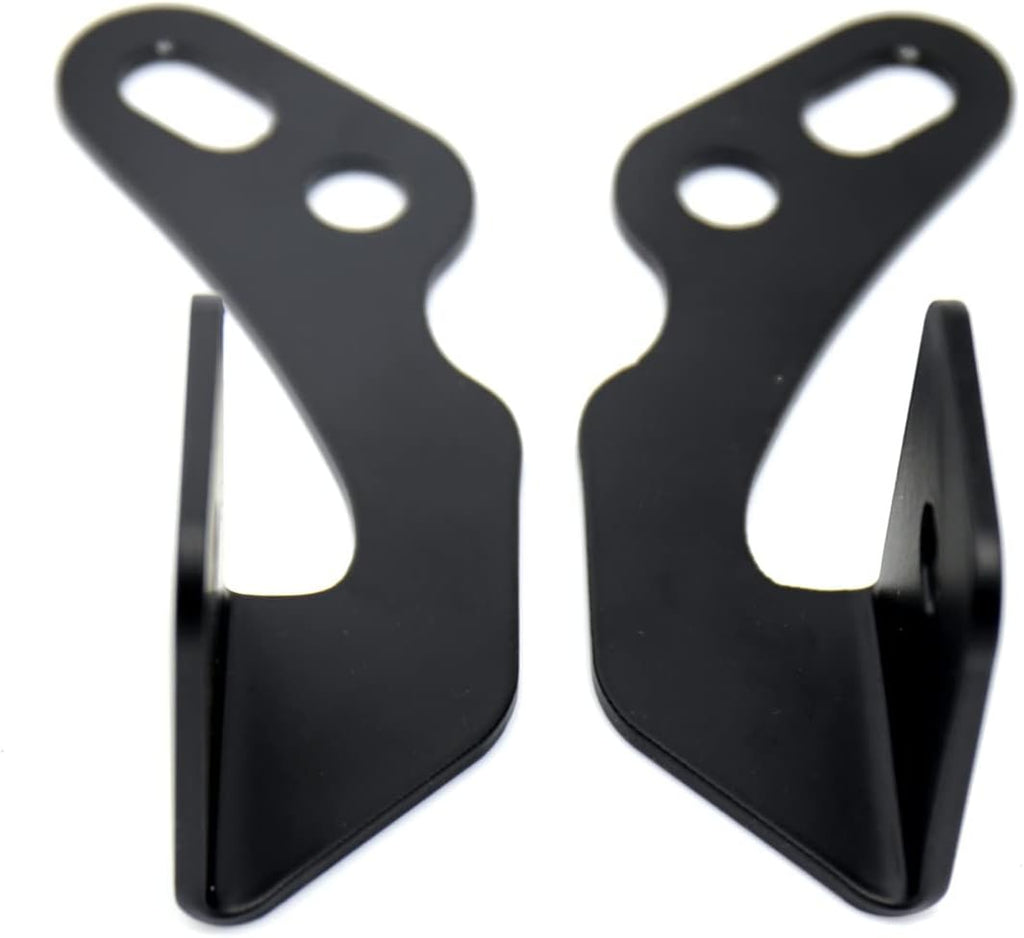 UTV Pod Light Brackets LED A-Pillar Light Mount for Polaris RZR XP 1000/RZR 900/800 Rust-Proof Cube Metal Side Mounting Bracket (2 Pack)