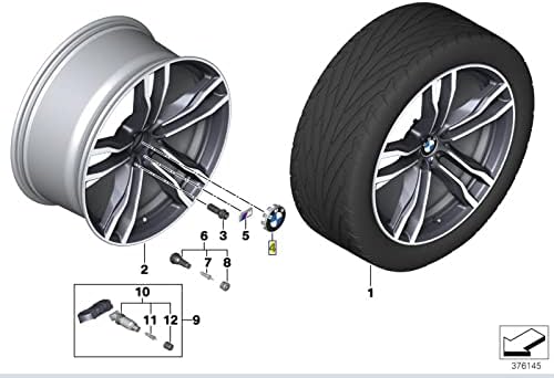 New Genuine BMW Wheel Center (1992-2023) OE 36136783536