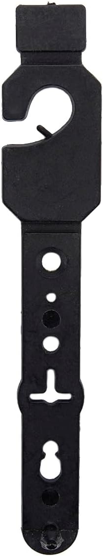 sswbasics black plastic belt hangers - pack of, main product view