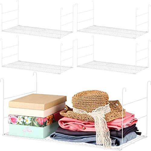amylove 4 pieces 24 inch hanging closet shelves, main product view