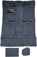 Replacement Auto Carpet Floor Liner - Molded Cutpile - fits 1995-2004 Toyota Tacoma Extended Cab 2wd and 4wd with Lid Covers (Medium Dark Oak)