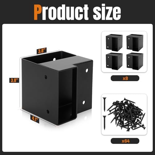 heavy duty workbench bracket kit, 8 pcs workbench showing dimensions