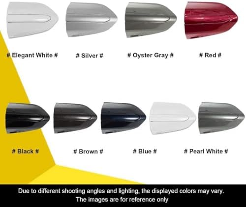 Car Exterior Door Handle Key Hole Trim Cover CapCompatible With Ford Fusion 2013 2014 2015 2016 2017 2018 2019 2020 DS7Z 54218A15-DC Door Handle Accessories Lock Cap Silver Without Electroplating