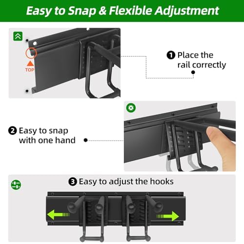 piyilo 48 in garage tool organizer wall mount showing dimensions