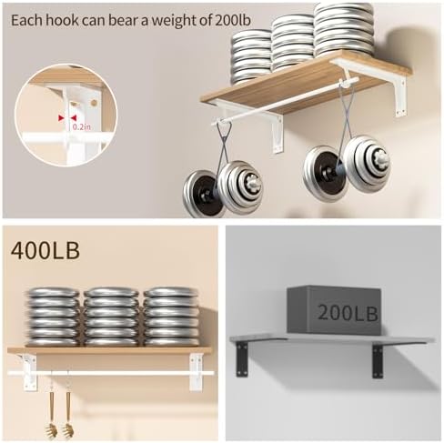 13.5x5.6 in heavy duty closet rod support bracket, close-up detail