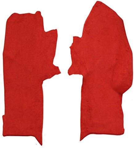 Auto Custom Carpets Molded Cutpile Console Strip Carpet Flooring - fits 1984-1989 Chevrolet Corvette (Flame Red)