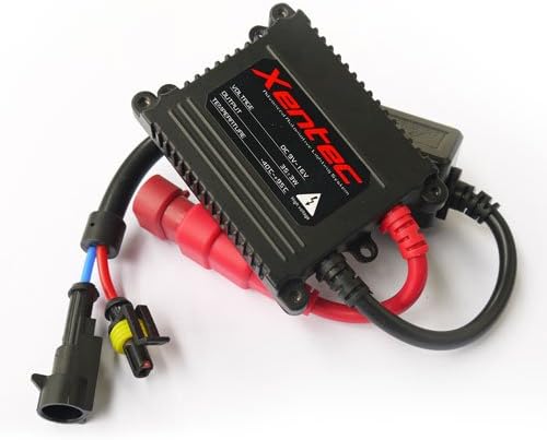 Xentec H4 (HB2) 6000K Hi/lo Telescopic bixenon HID xenon bulb x 1 pair bundle with 2 x 35W Digital Slim Ballast (Ultra White)