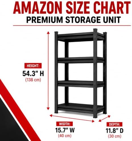 garage shelving, 2400 lbs heavy duty metal storage, close-up detail