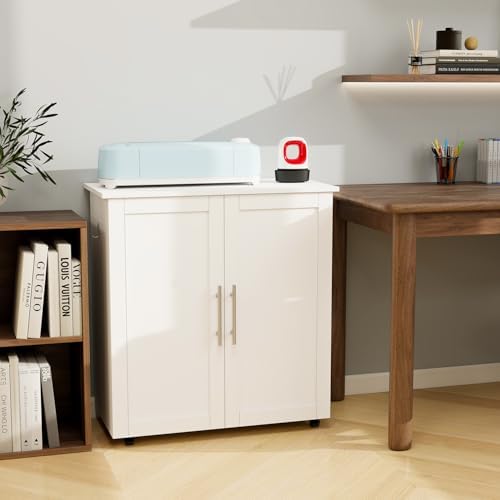 craft cart cabinet compatible with cricut for storage, package contents