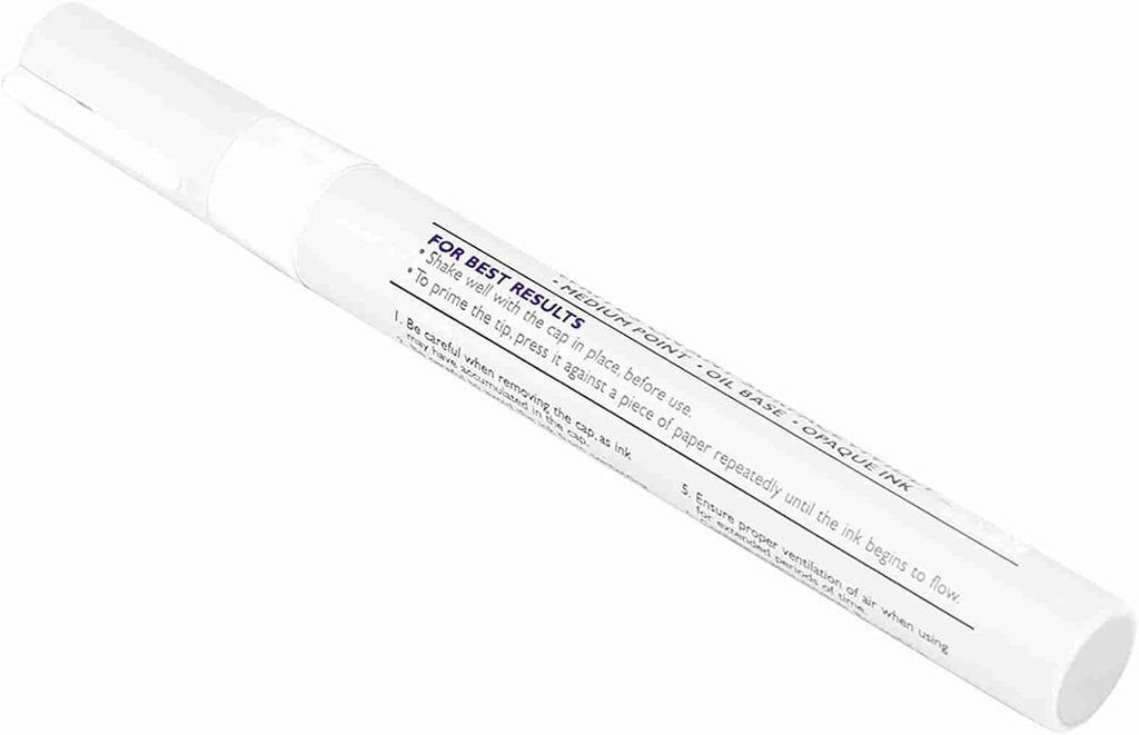 Tyenaza Tire Marker Pens, Waterproof Professional Car Pencil Tire Paint Pen Marker Lettering (White)