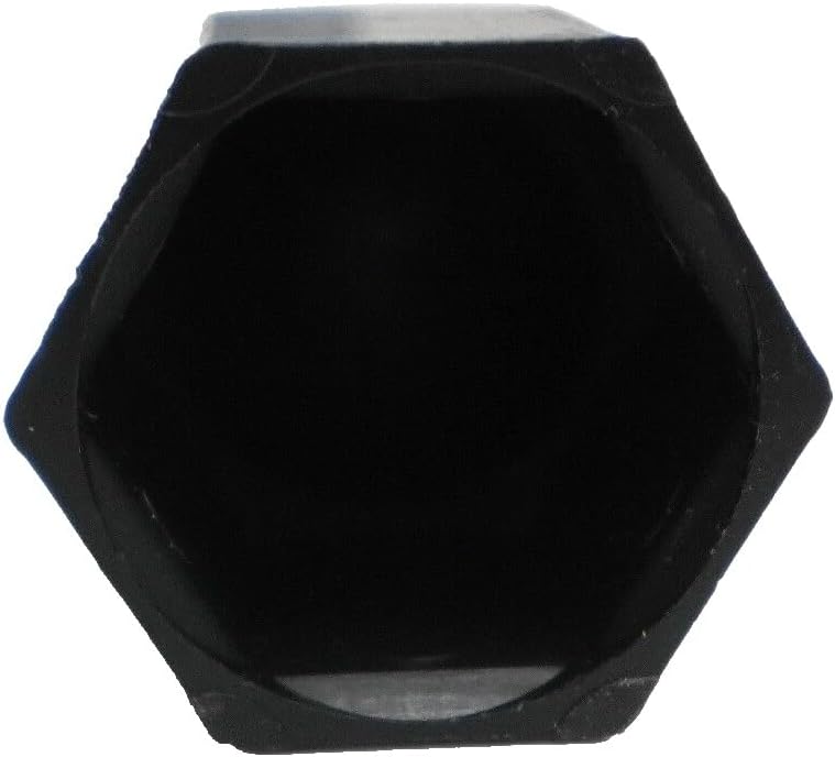 5-Pack 13/16" Black Nylon Lug Nut Covers – Snap-On Protective Caps for Trailer, Camper, Travel Truck Wheels – Fits Standard 13/16" Lug Nuts – Corrosion & Dirt Protection