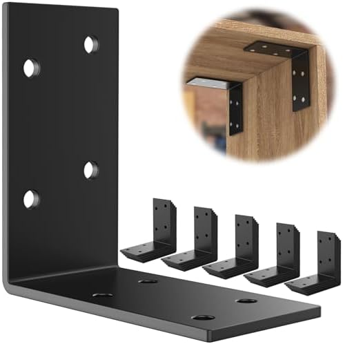 3 inch l brackets for wood, heavy duty, view 9