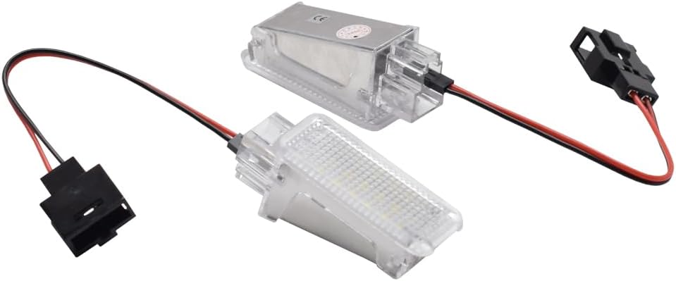 2Pcs Canbus Car White LED Courtesy Door/trunk/Footwell/glove box light lamp For Au#di A1 A2 A3 A4 A5 A6 A7 A8 Q3 Q5 Q7 TT VW Skoda