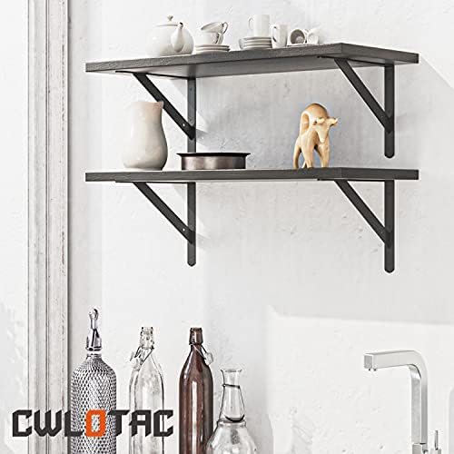 cwlotac heavy duty shelf bracket 6 pack, package contents