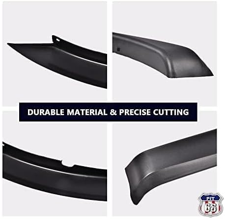 PIT66 Fender Flares Compatible with 1999-2007 Ford F250 F350 Super Duty Styleside, Factory Style Textured Black Wheel Well Protection, Covers Rust Around Fender Wells, 4PC Set