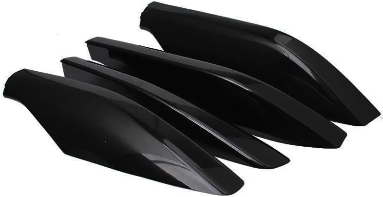 Rooftop Cargo Carrier for Toyota for Land for Cruiser for Prado for Fj120 2003-2009 Black ABS Roof Rack Bar Rail End Protection Cover Shell 4PCS Roof Racks Boxes