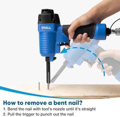shall pneumatic nail remover & 7.5’’ flat pry, front angle view