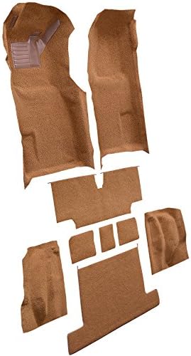 Replacement Auto Carpet Floor Liner - Molded Loop - fits 1976-1976 Chevrolet Corvette Complete with Pad (Red)
