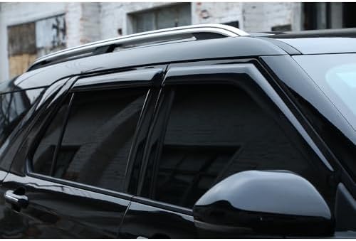 window visors rain guards for 2007-2010 ford explorer, close-up detail