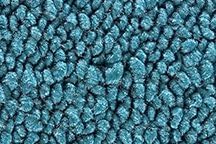 Replacement Auto Carpet Floor Liner - Molded Loop - fits 1965-1972 Ford F-250 Regular Cab 2WD 4 Speed Manual without Gas Tank in Cab Floor Shift (Medium Blue)