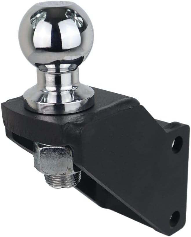 Shocker Max Black Air Ride Hitch - Raised Ball Mount (2" Rise / 2" of Drop) Fits 2-1/2"Hitch Has 2-5/16"Ball - 14,000 lbs