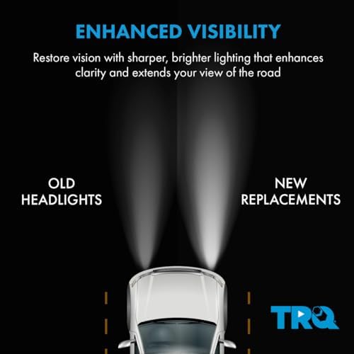 TRQ Driver and Passenger Side Headlight Assembly Set Halogen for 2007-2014 Toyota FJ Cruiser