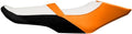 Suitable for Waterproof Seat Cover for 2011-2016 Sea-Doo GTS130, Wake 155, Rental & 2017 GTI GTS - Stylish Black, White, and Orange Design