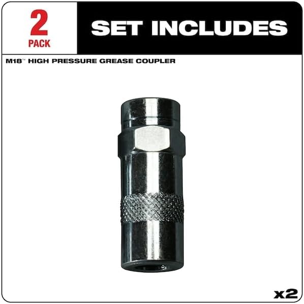 Milwaukee 49-16-2649 M18 2-Pk Grease Gun Couplers