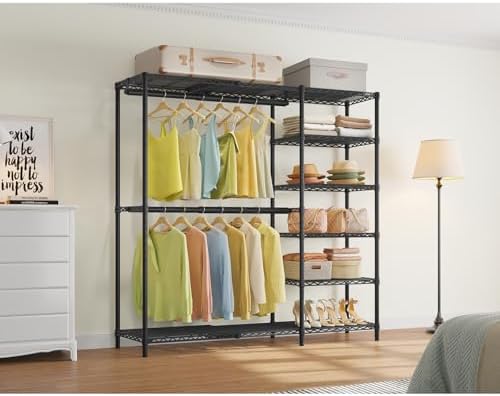 vipek x2 plus expandable heavy duty clothes rack, close-up detail