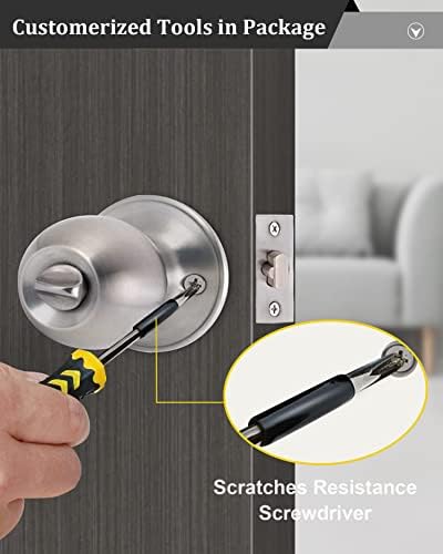 lanwandeng 2 sets all keyed same entry door shown in use