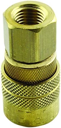 milton 715 1/4" fnpt m style coupler showing dimensions