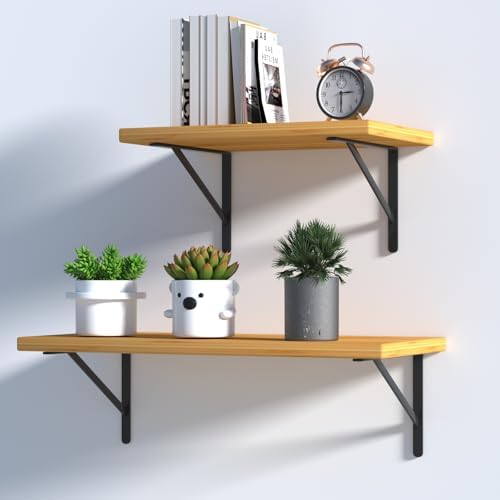 l12 x h 8" black heavy duty shelf, side view