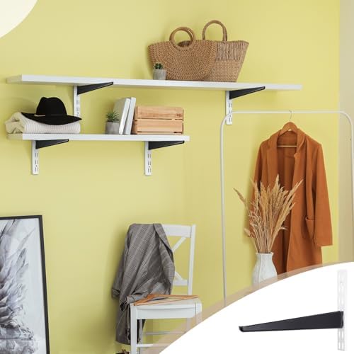 croblissful 20 pcs adjustable shelf brackets for double, package contents