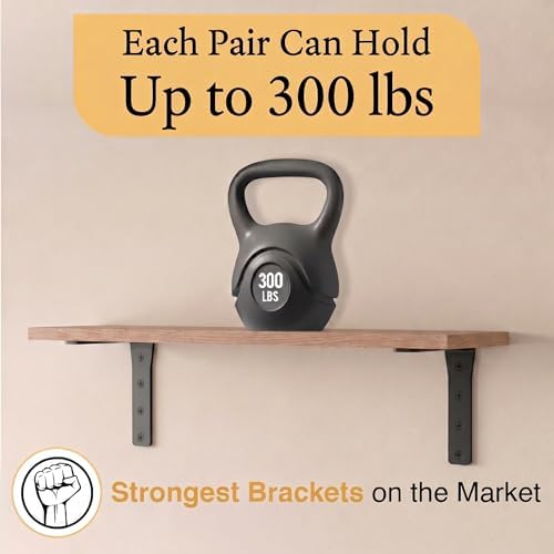 heavy duty shelf brackets 16 inch by balin, package contents