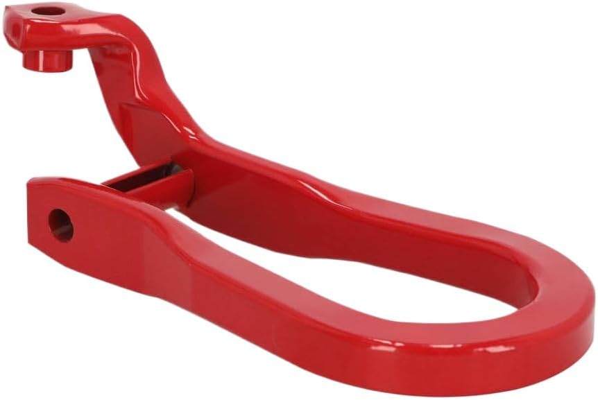 2X Red Tow Hooks Compatible with Silverado Sierra 2500HD and 3500HD