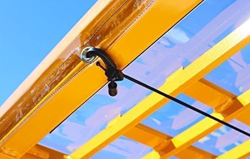 Forkshield Universal Clear Forklift Cover by Eevelle, Windshield & Rain Canopy Cover, Waterproof Vinyl for UV Protection, OSHA Compliant Forklift Accessories