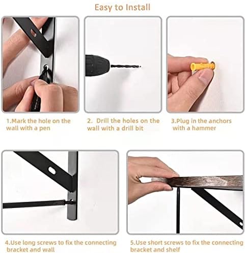 10 inch shelf brackets , 10 pack heavy, package contents