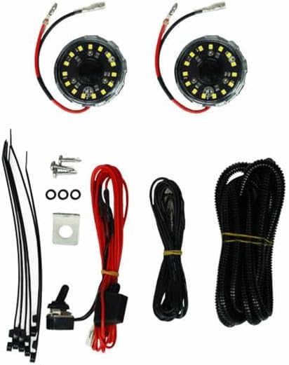 KC HiLiTES 355 Cyclone LED Universal 2-Light Under Hood Wiring Kit