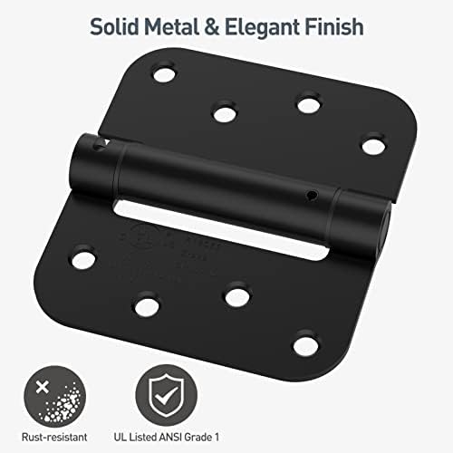 hosom 4 pack self closing door hinges 4, side view