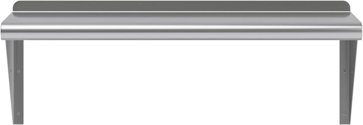 amgood 12 in. x 30 in. stainless steel, side view