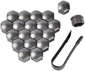 20Pcs Lug Nut Covers for Porsche Cayman (981c) 2015-2016, Wheel Nut Caps Rustproof Protector Dustproof Exterior Accessories,Grey-19mm