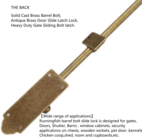 heavy duty cane bolts for gates 23.7'',barrel bolt on a desk or shelf