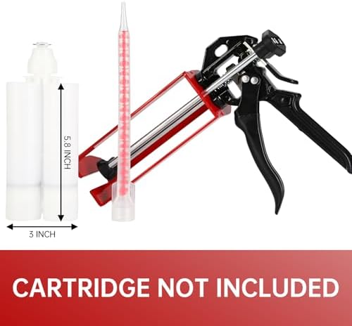 dual caulking gun,epoxy gun for 200 ml(6.75 fl on a desk or shelf