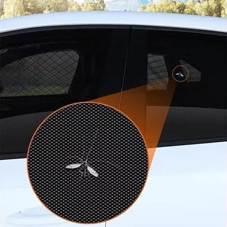 4PCS Car Window Screens for Subaru Outback 2021-2026 Breathable Mesh Sun Shade Fit Side Window Covers High Elastic Fabric Privacy Protection