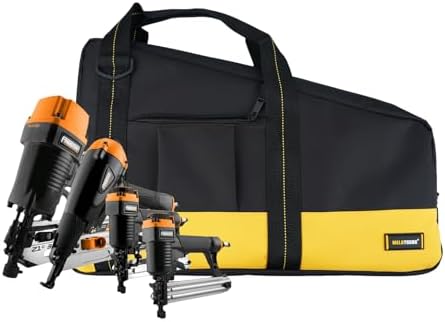 melotough heavy duty framing nail gun tool bag, package contents