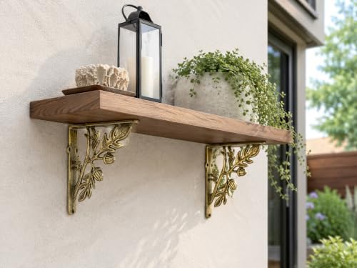nach decorative shelf brackets, 4 pack of 7, package contents