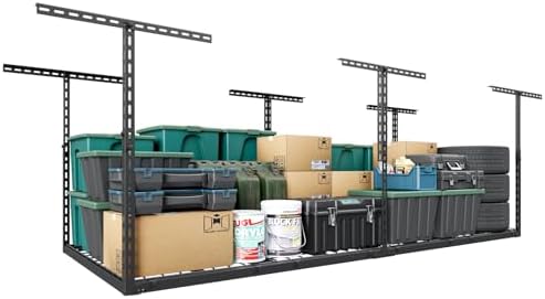 3x8 ft overhead garage storage rack,750lbs weight capacity, main product view