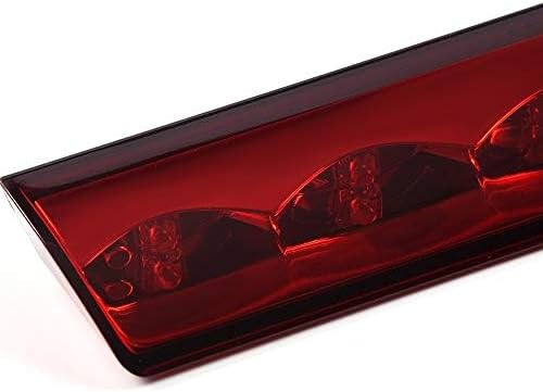 PIT66 LED 3rd Third Brake Light, Compatible with Truck Cap Topper Leer Are Century LED Recessed 3rd Brake Light Lamp Red Lens Chrome Housing | Truck Cap Topper Compatible with Leer Are Century LED Recessed 3rd Brake Light Lamp Red Lens Chrome Housing
